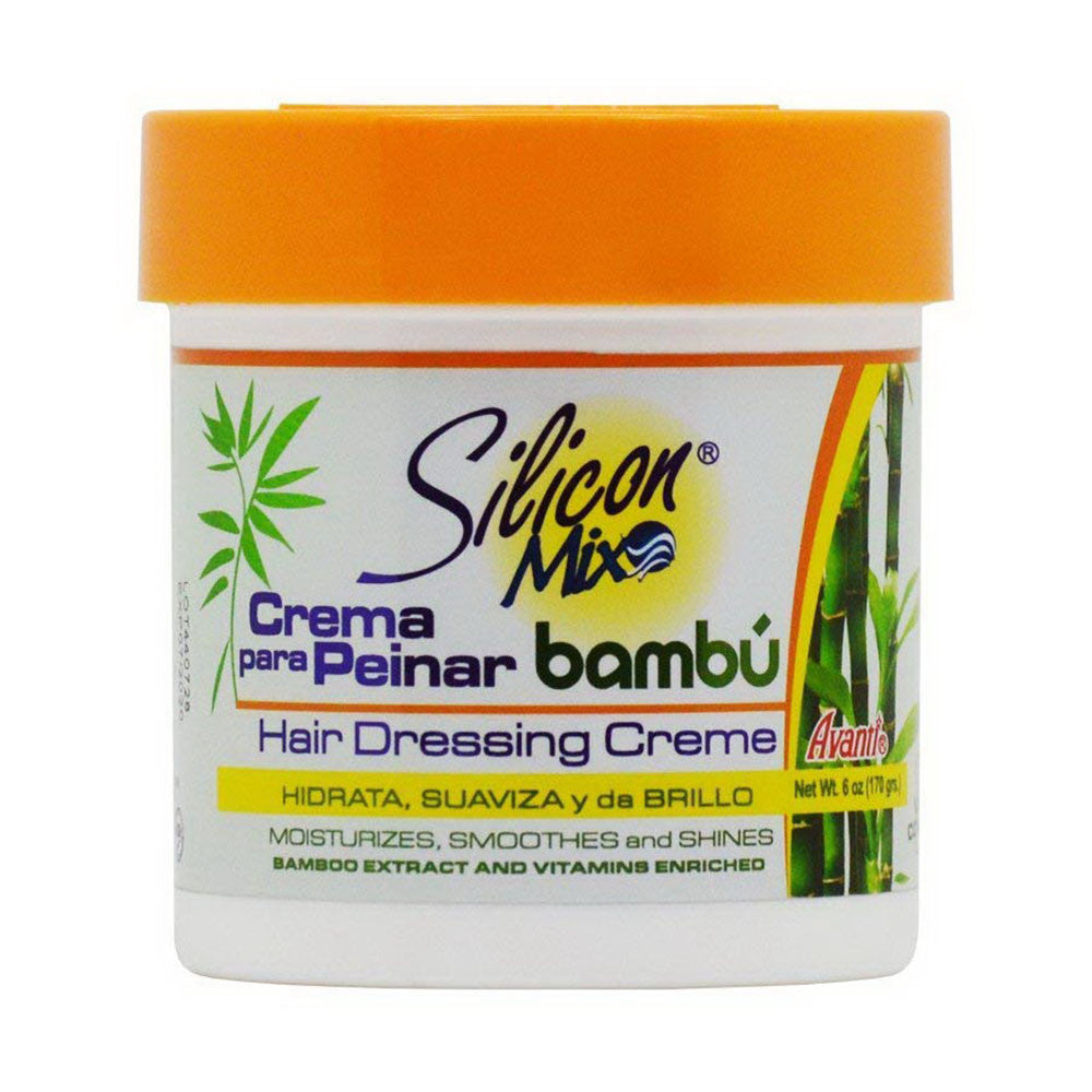 Silicon Mix Crema Para Peinar Bambu Hair Dressing Cream, 6 Oz